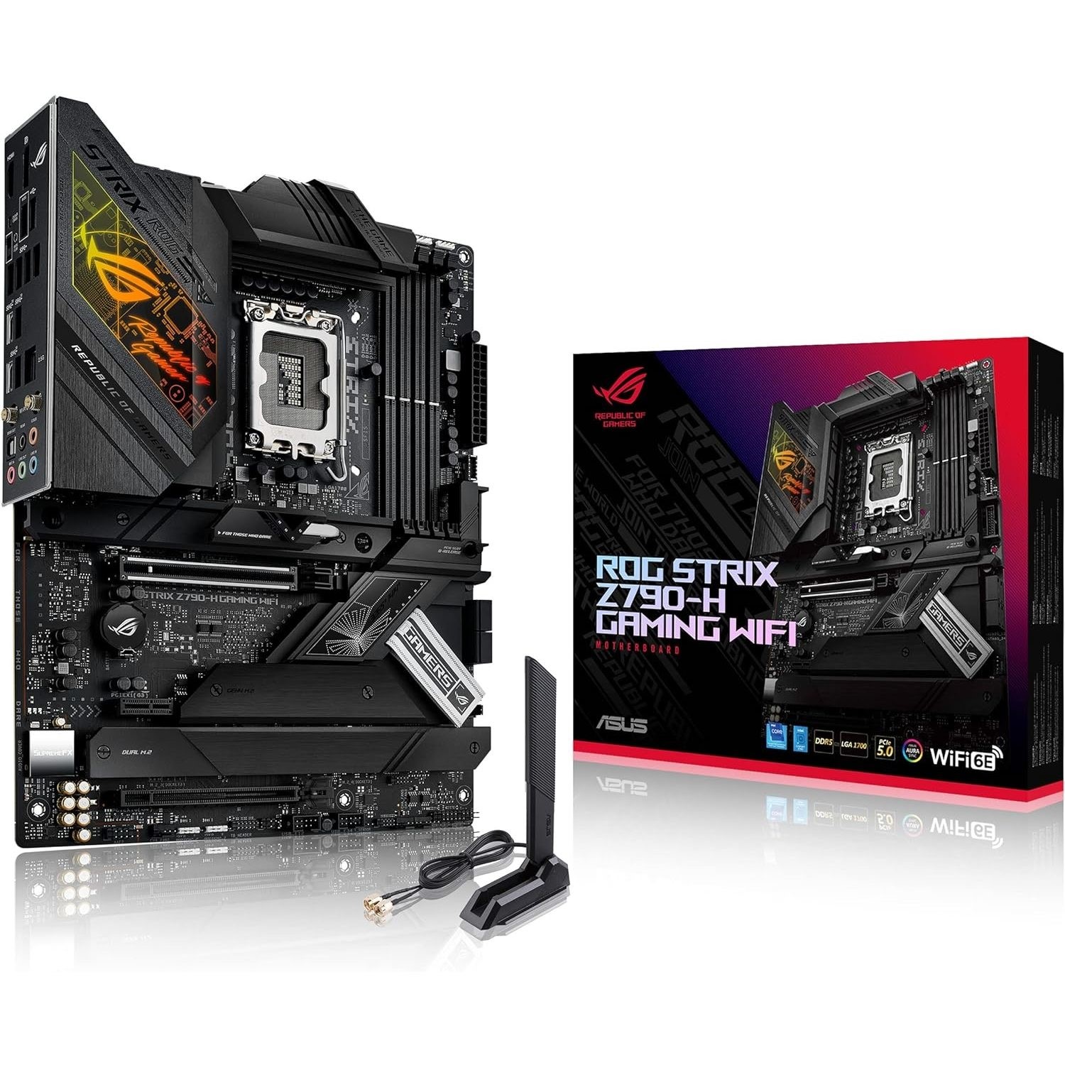 ASUS ROG STRIX Z790-H Gaming Wi-Fi Intel Z790 LGA1700 DDR5 ATX